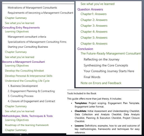 Table of Content P-2